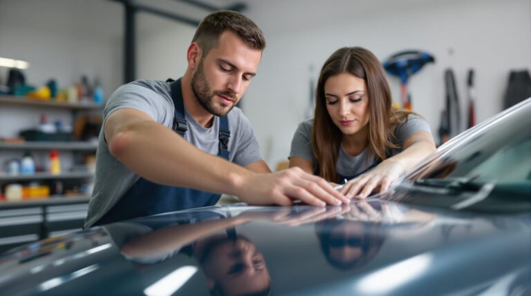 covering transparent voiture