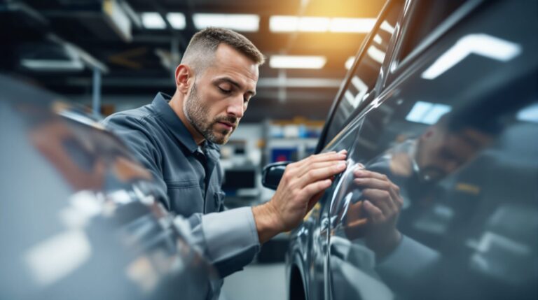 comment faire des retouche de peinture sur une voiture