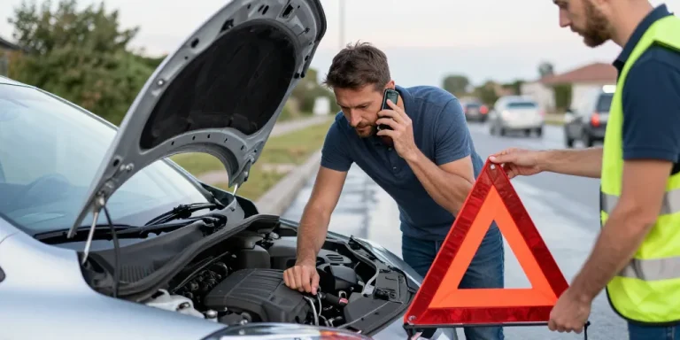 je suis en panne de voiture que faire