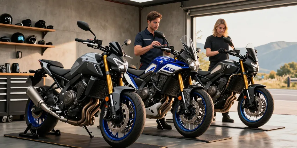 Yamaha MT-07, R1, Ténéré 700 : pièces et accessoires pour les modèles cultes